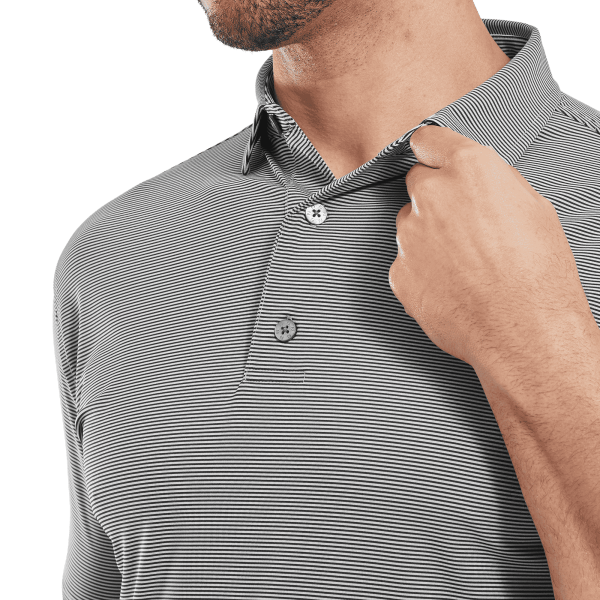 Foot Joy Stretch Pique Lisle Micro Feeder Stripe Mens
