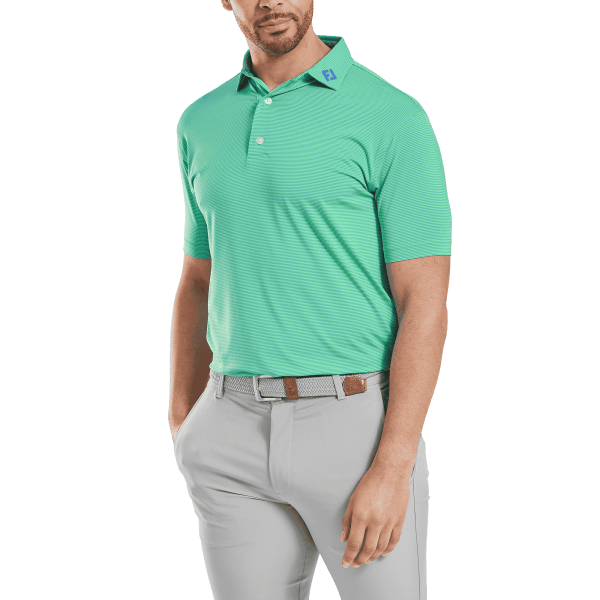 Foot Joy Stretch Pique Lisle Micro Feeder Stripe Mens