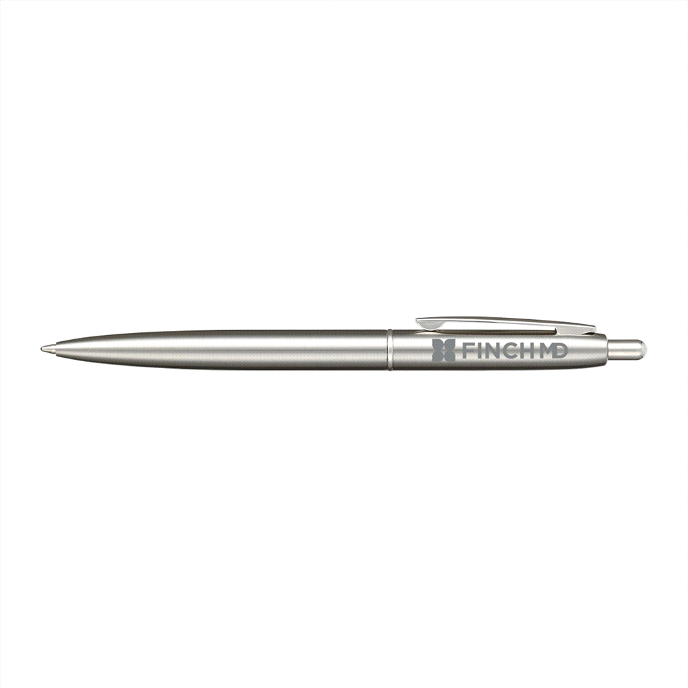 Gift Set w/ KT1001 Karst A5 Stone Paper Hardcover Notebook & 1066 Recycled Stainless Steel Pen
