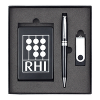Powerbank, USB (4GB) & Pen Giftset