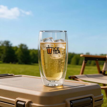 Kiti Double Wall Glass 450ml  - GW013