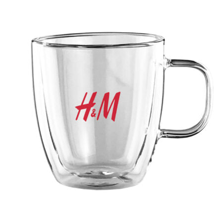 Garna Double Wall Glass Cup 350ml  - GW014