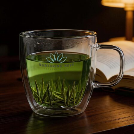 Garna Double Wall Glass Cup 350ml  - GW014