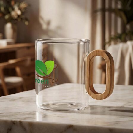 Cottage Glass Coffee Cup  - GW025