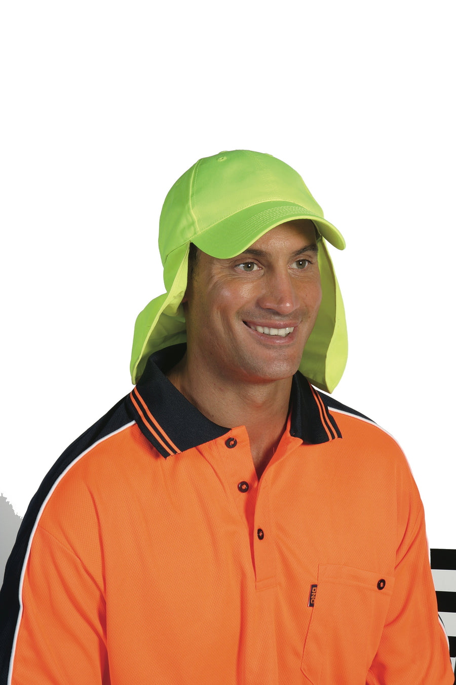HiVis Cap with Flap