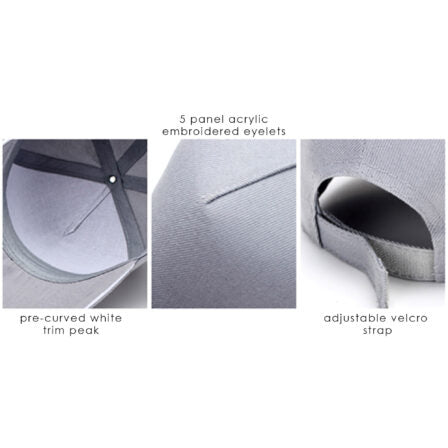 Keemo 5 Panel Heavy Acrylic Sandwich Cap  - HDW002