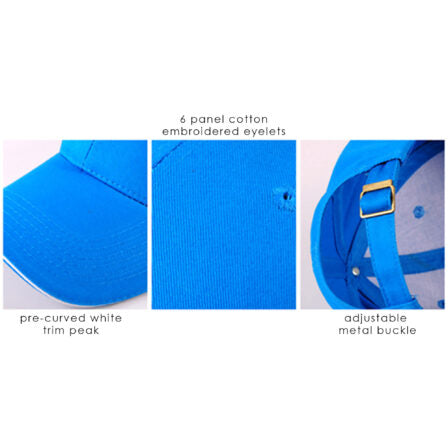 Const 6 Panel Cotton Sandwich Cap  - HDW005