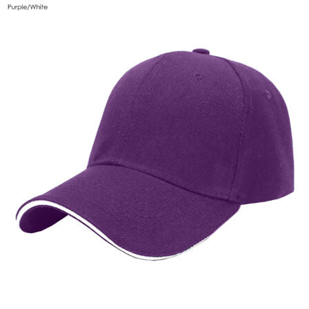 Const 6 Panel Cotton Sandwich Cap  - HDW005