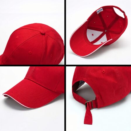 Const 6 Panel Cotton Sandwich Cap  - HDW005