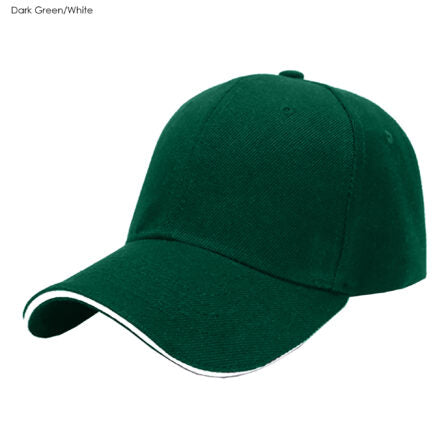Const 6 Panel Cotton Sandwich Cap  - HDW005