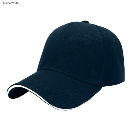 Const 6 Panel Cotton Sandwich Cap  - HDW005