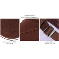 Nevaso 5 Panel Heavy Cotton Sandwich Cap  - HDW006