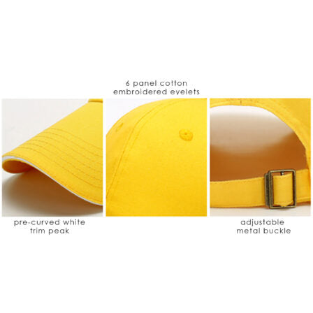 Chicago 6 Panel Kid Cotton Sandwich Cap  - HDW007