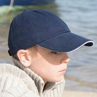 Chicago 6 Panel Kid Cotton Sandwich Cap  - HDW007
