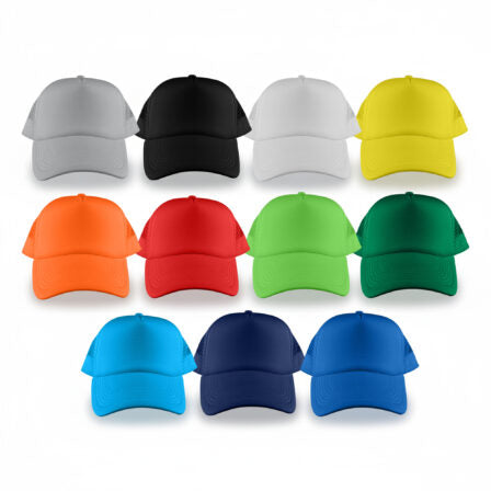 Classic 5 Panel Trucker Mesh Cap  - HDW008