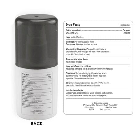 30ml Hand Sanitiser Spray - HS004