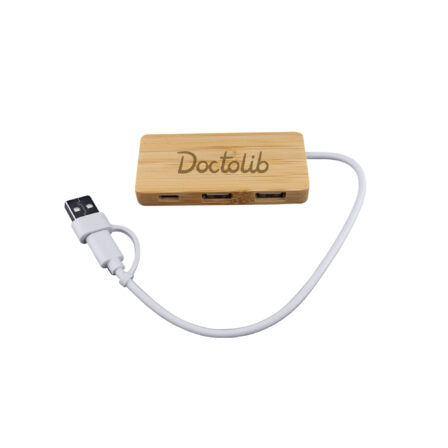 Bamboo USB Hub -HUB002