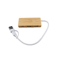 Bamboo USB Hub -HUB002