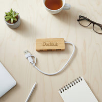 Bamboo USB Hub -HUB002