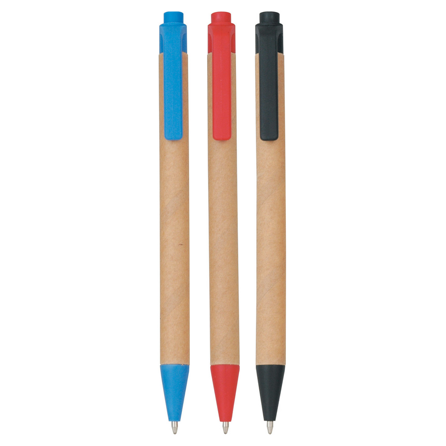 VERDE Eco Push -Action Recycled Cardboard Pen -