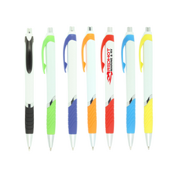 VECTRA Push -Action Ballpoint Pen with Rubber Grip -