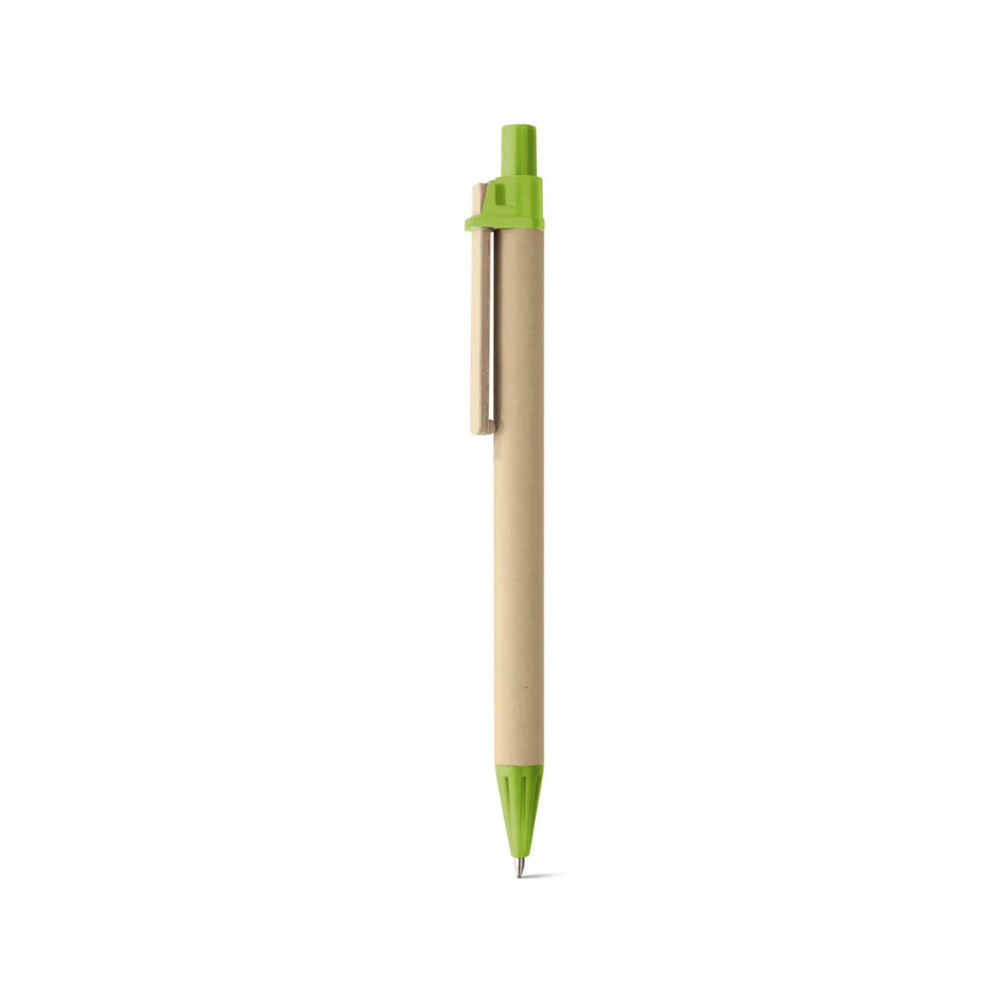 OSLO Eco Push -Action Ball Pen with Wooden Clip -