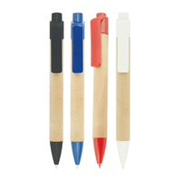 NORDIC Eco Recycled Cardboard Push -Action Pen -