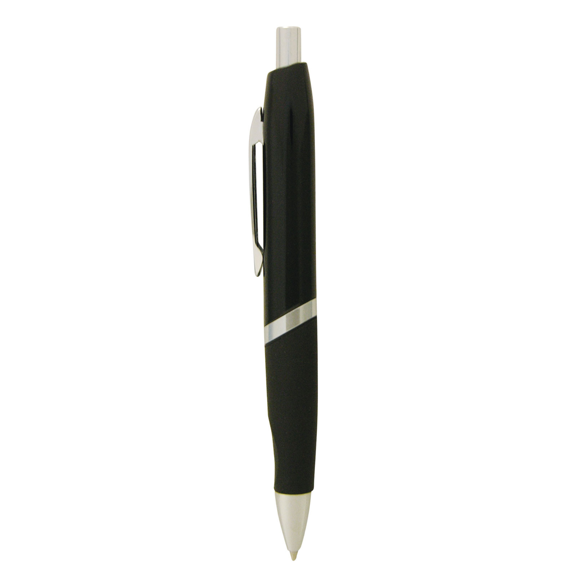 MANSA Push -Button Metal Pen with Rubber Grip -