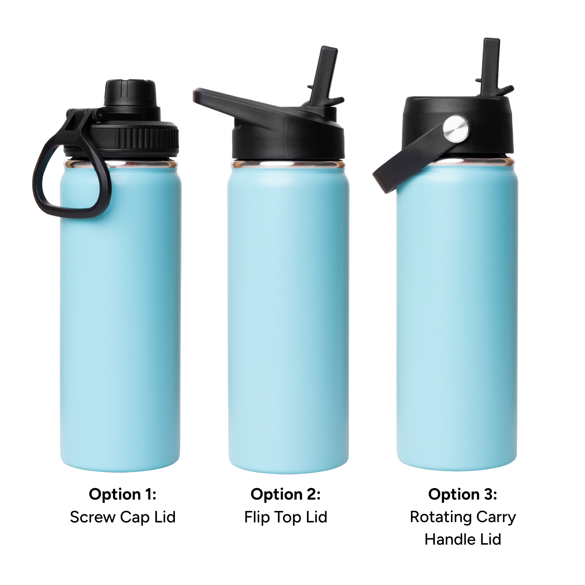 LAPEN 500ml Vacuum Bottle - 3 Different Lid Options -