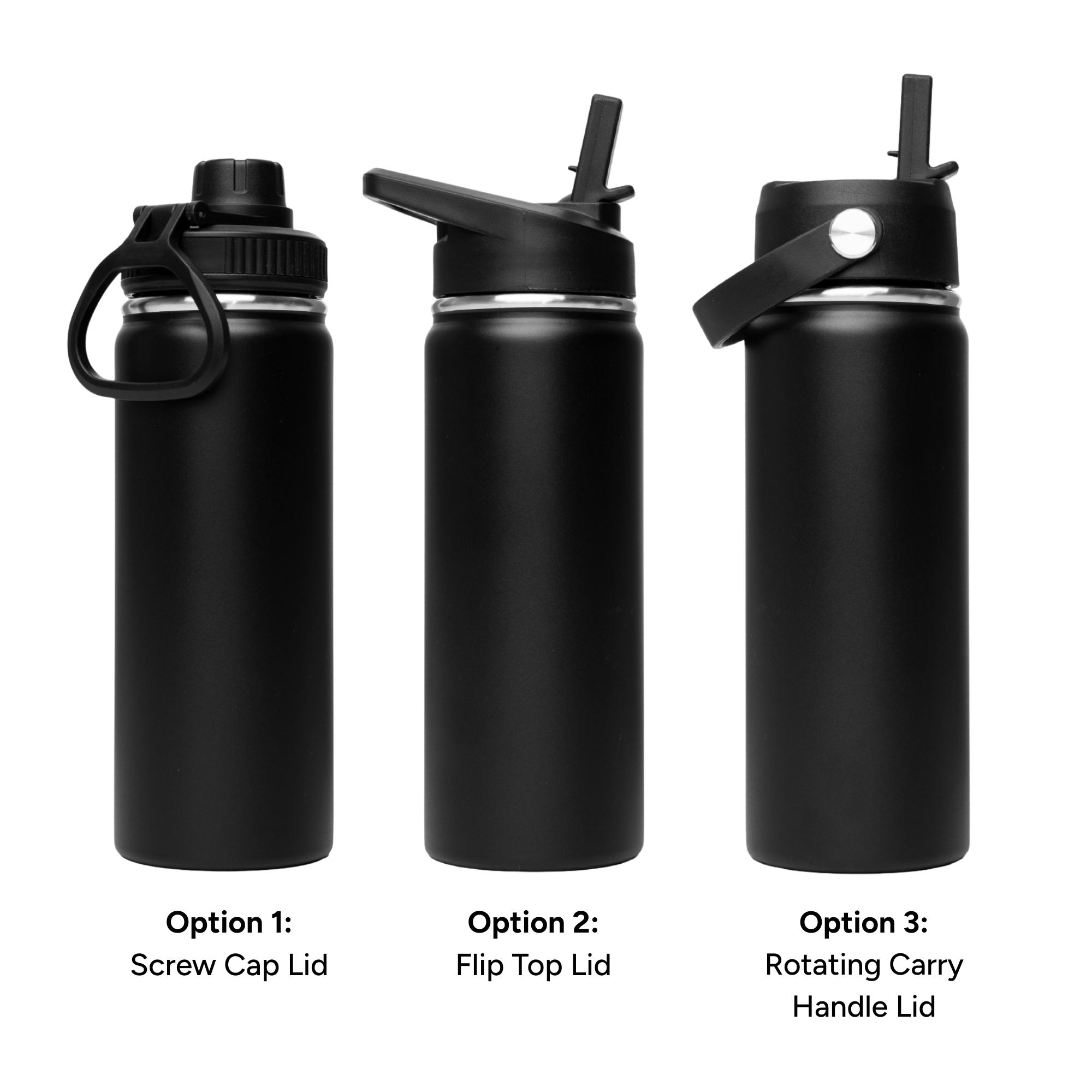 LAPEN 500ml Vacuum Bottle - 3 Different Lid Options -