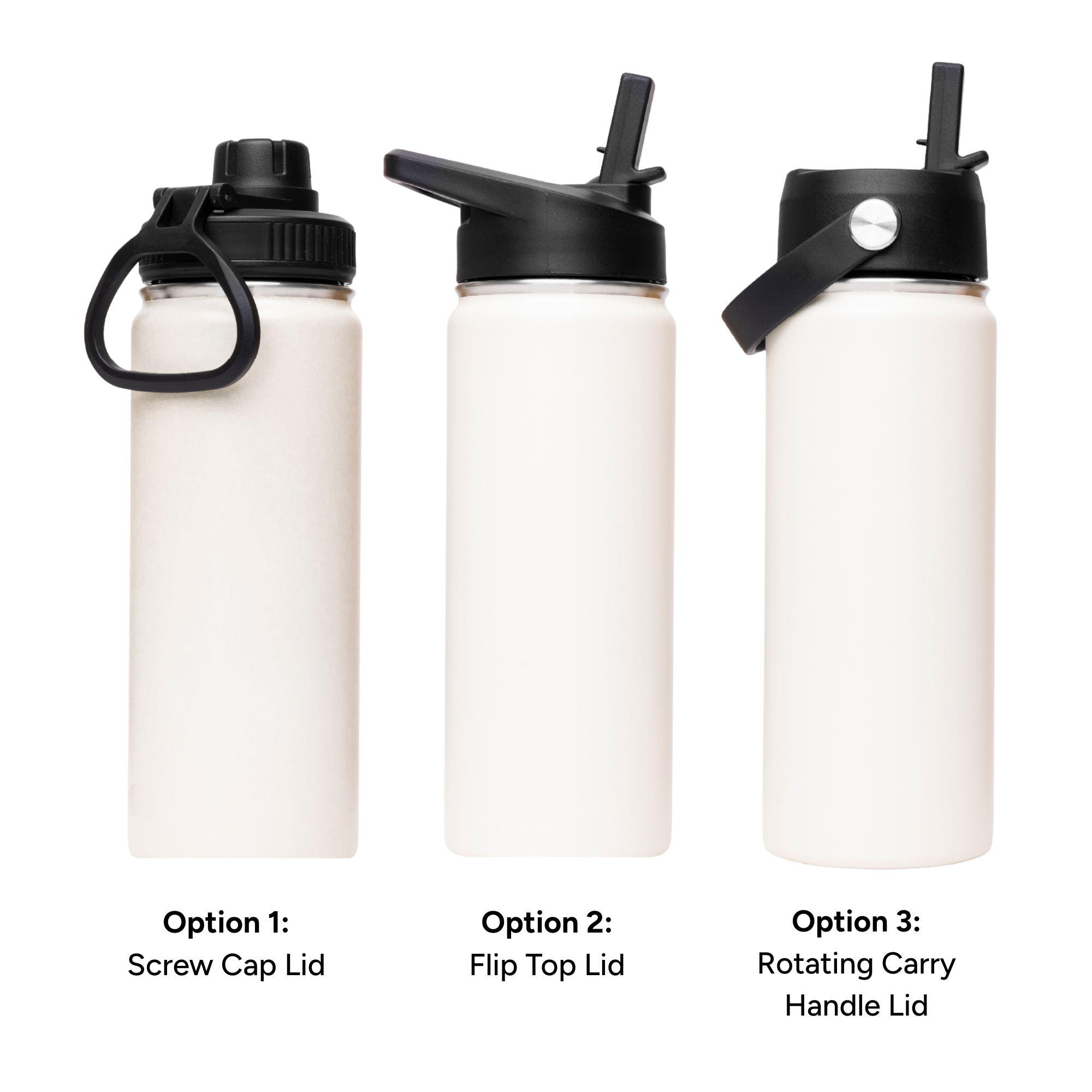 LAPEN 500ml Vacuum Bottle - 3 Different Lid Options -
