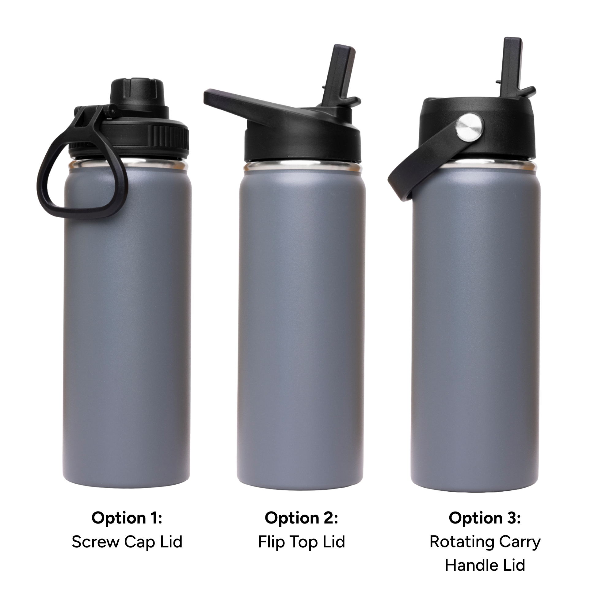 LAPEN 500ml Vacuum Bottle - 3 Different Lid Options -