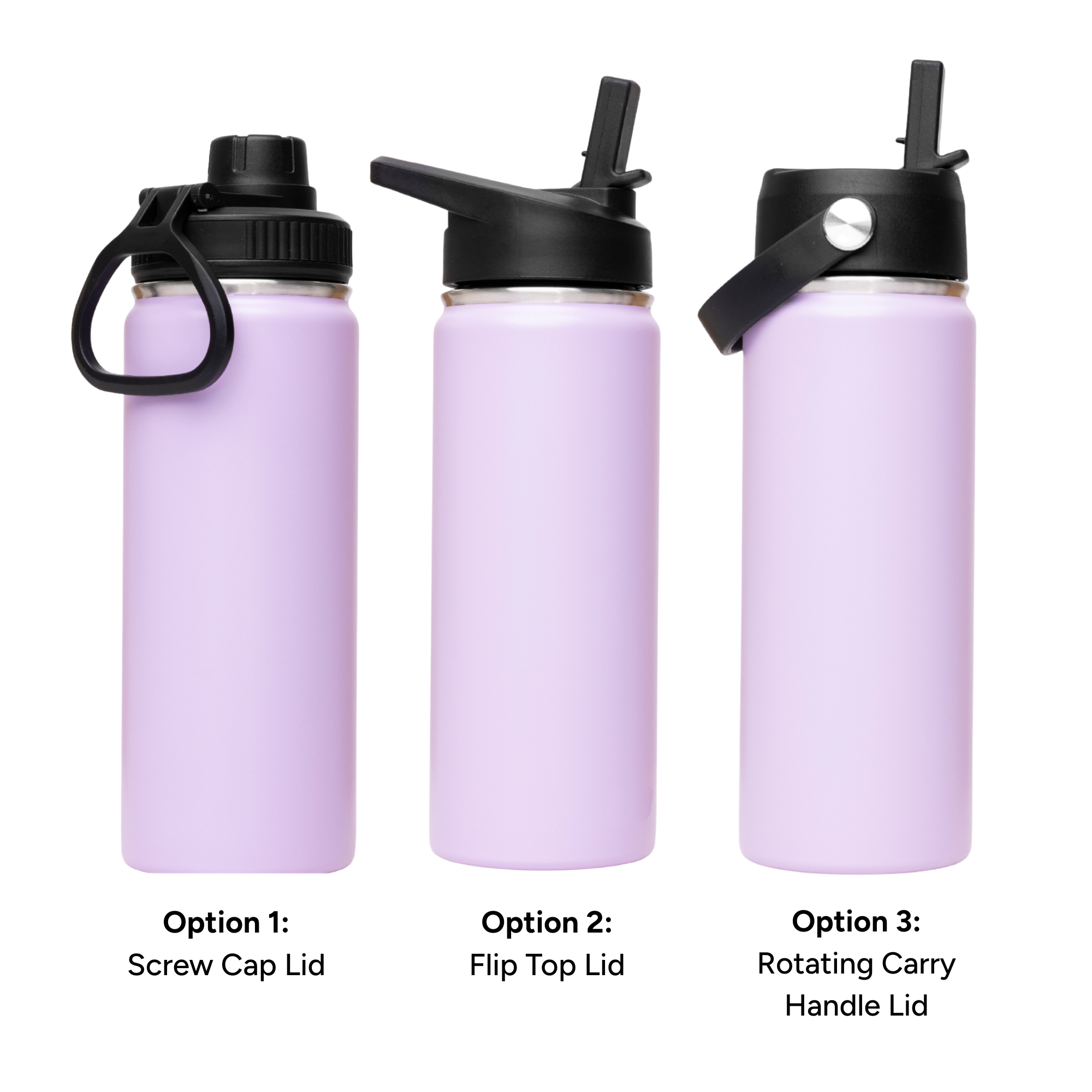 LAPEN 500ml Vacuum Bottle - 3 Different Lid Options -