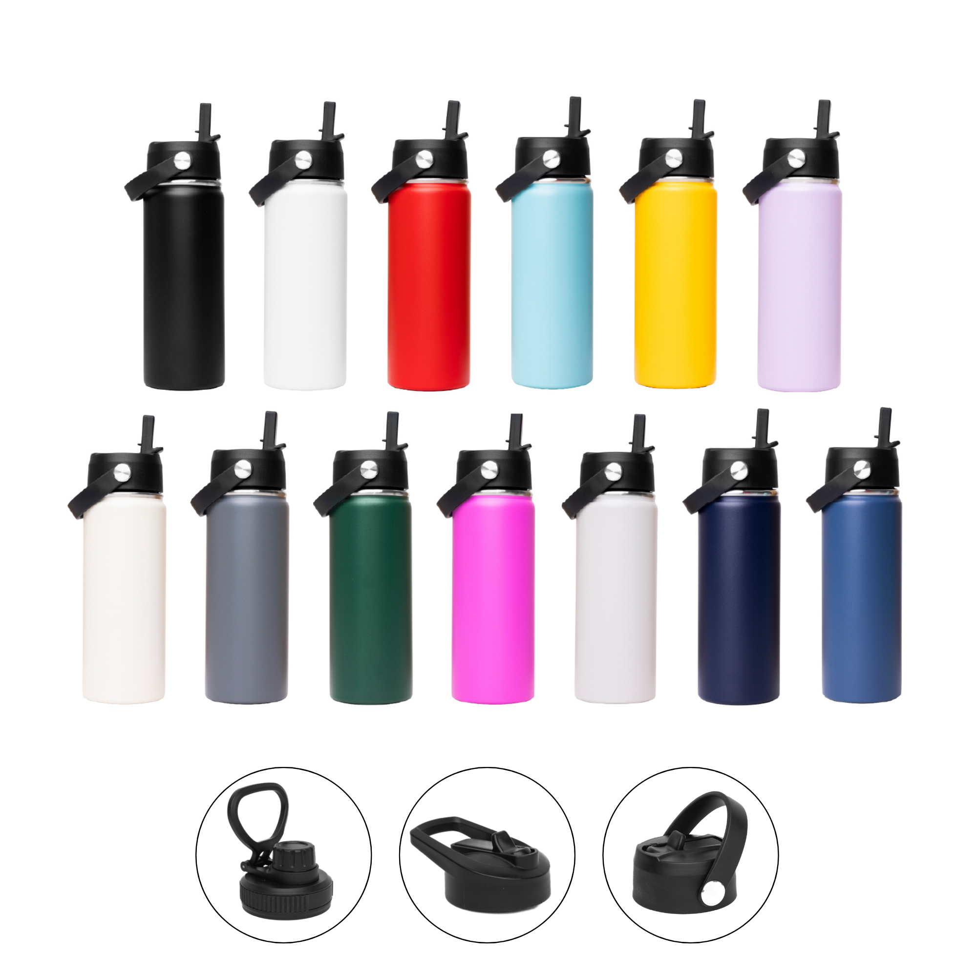 LAPEN 500ml Vacuum Bottle - 3 Different Lid Options -