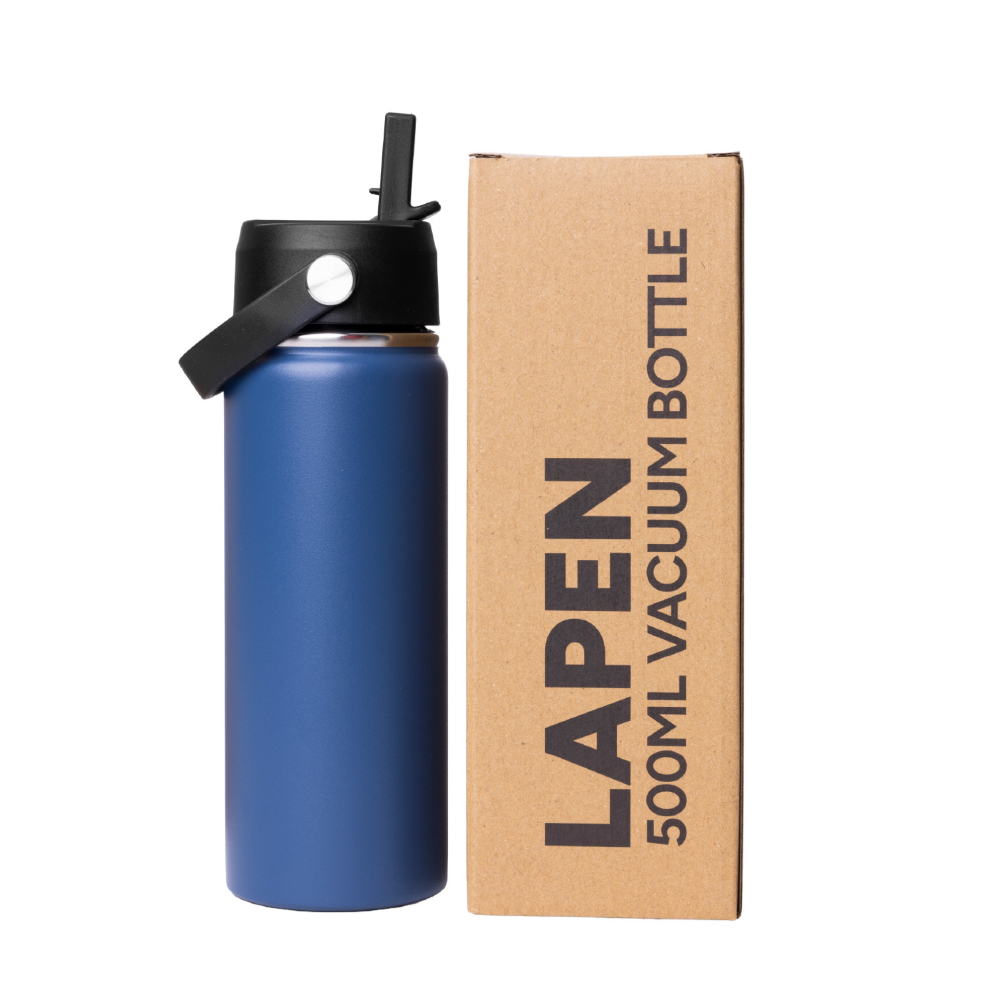 LAPEN 500ml Vacuum Bottle - 3 Different Lid Options -