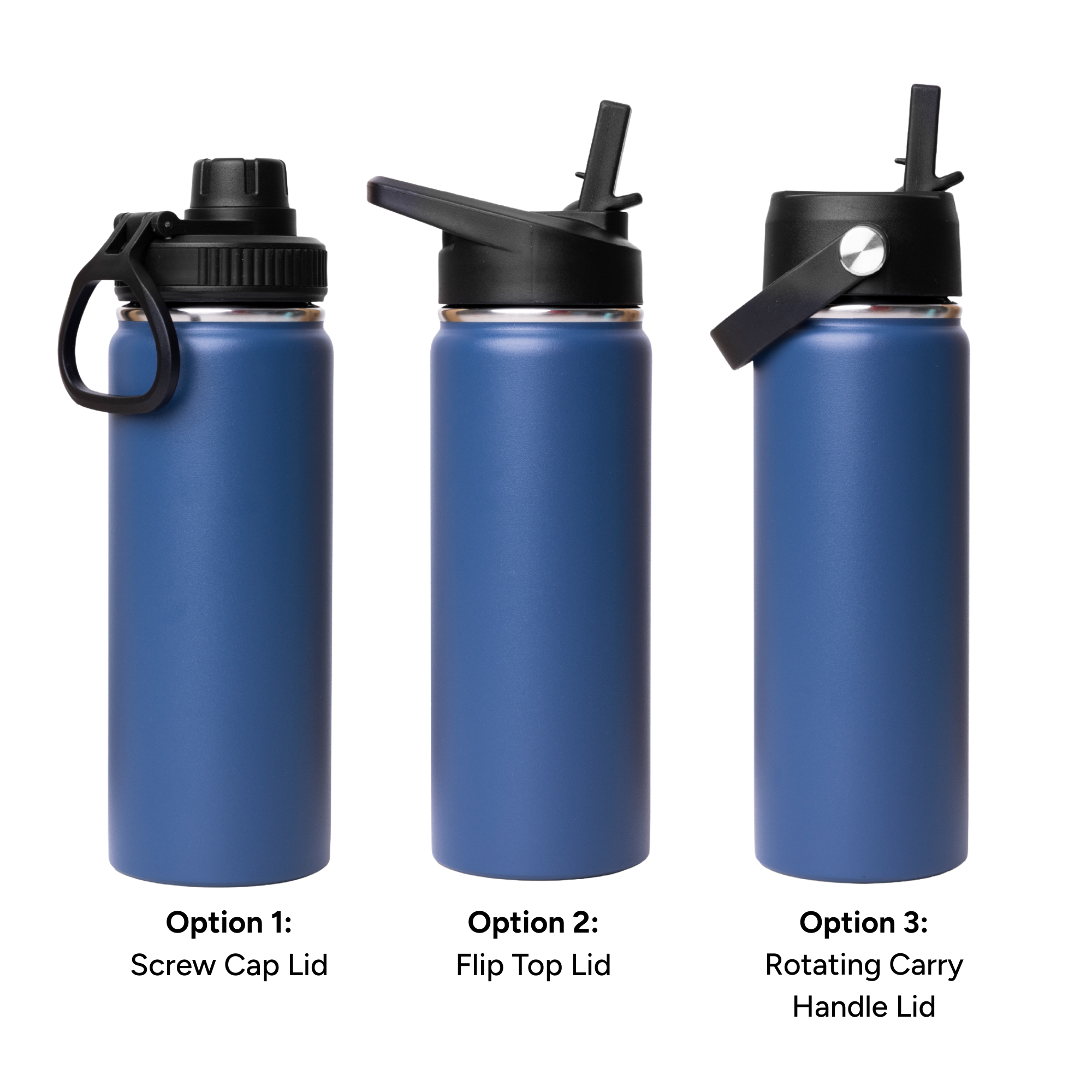LAPEN 500ml Vacuum Bottle - 3 Different Lid Options -