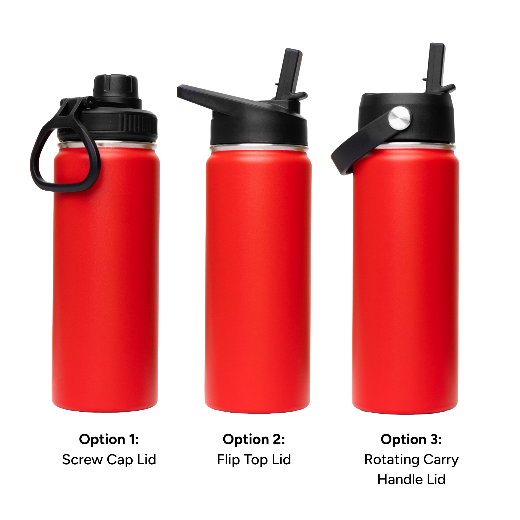 LAPEN 500ml Vacuum Bottle - 3 Different Lid Options -