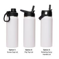 LAPEN 500ml Vacuum Bottle - 3 Different Lid Options -