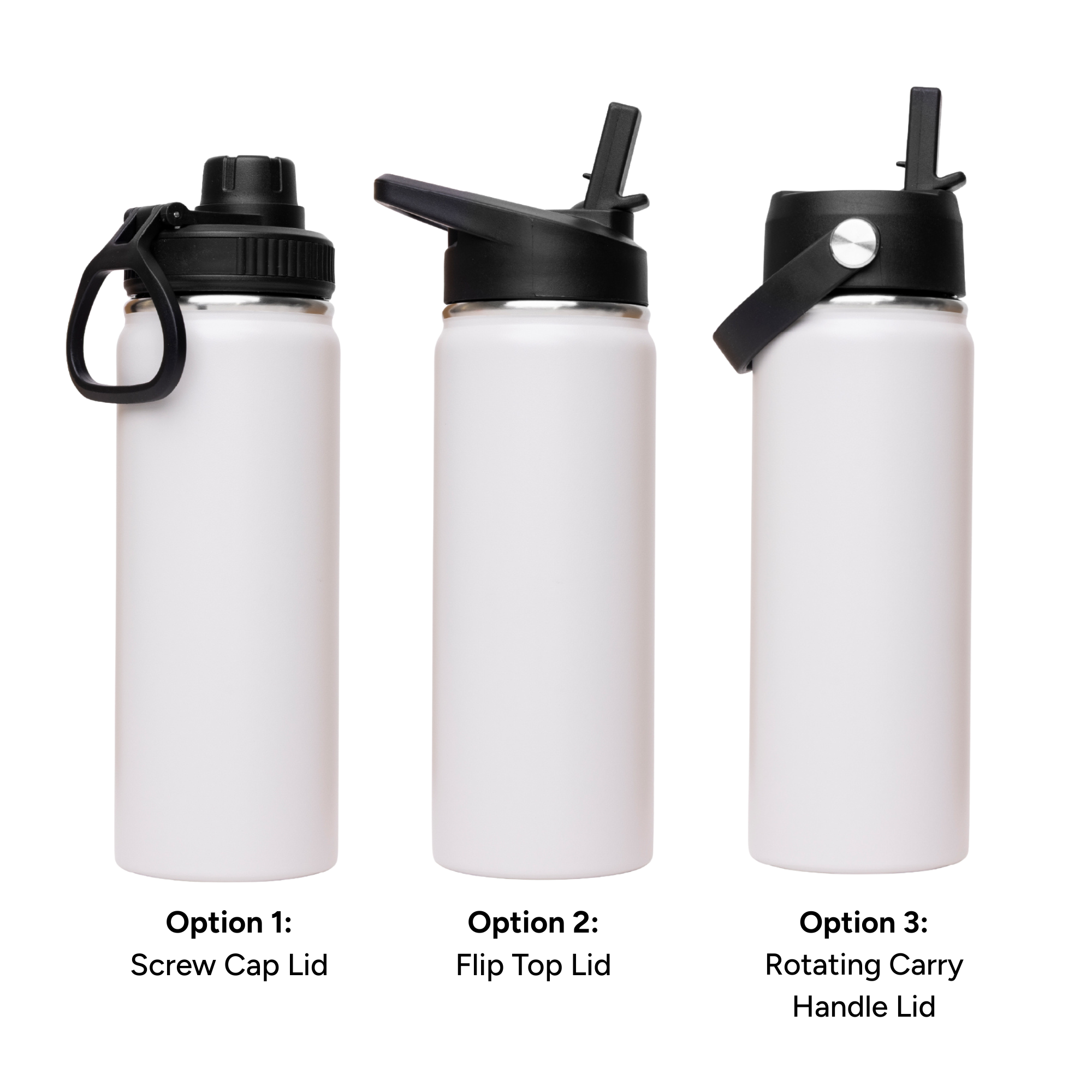 LAPEN 500ml Vacuum Bottle - 3 Different Lid Options -