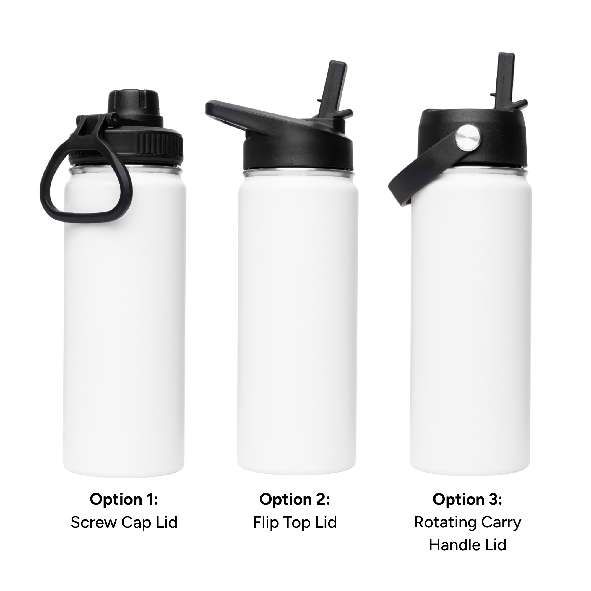 LAPEN 500ml Vacuum Bottle - 3 Different Lid Options -