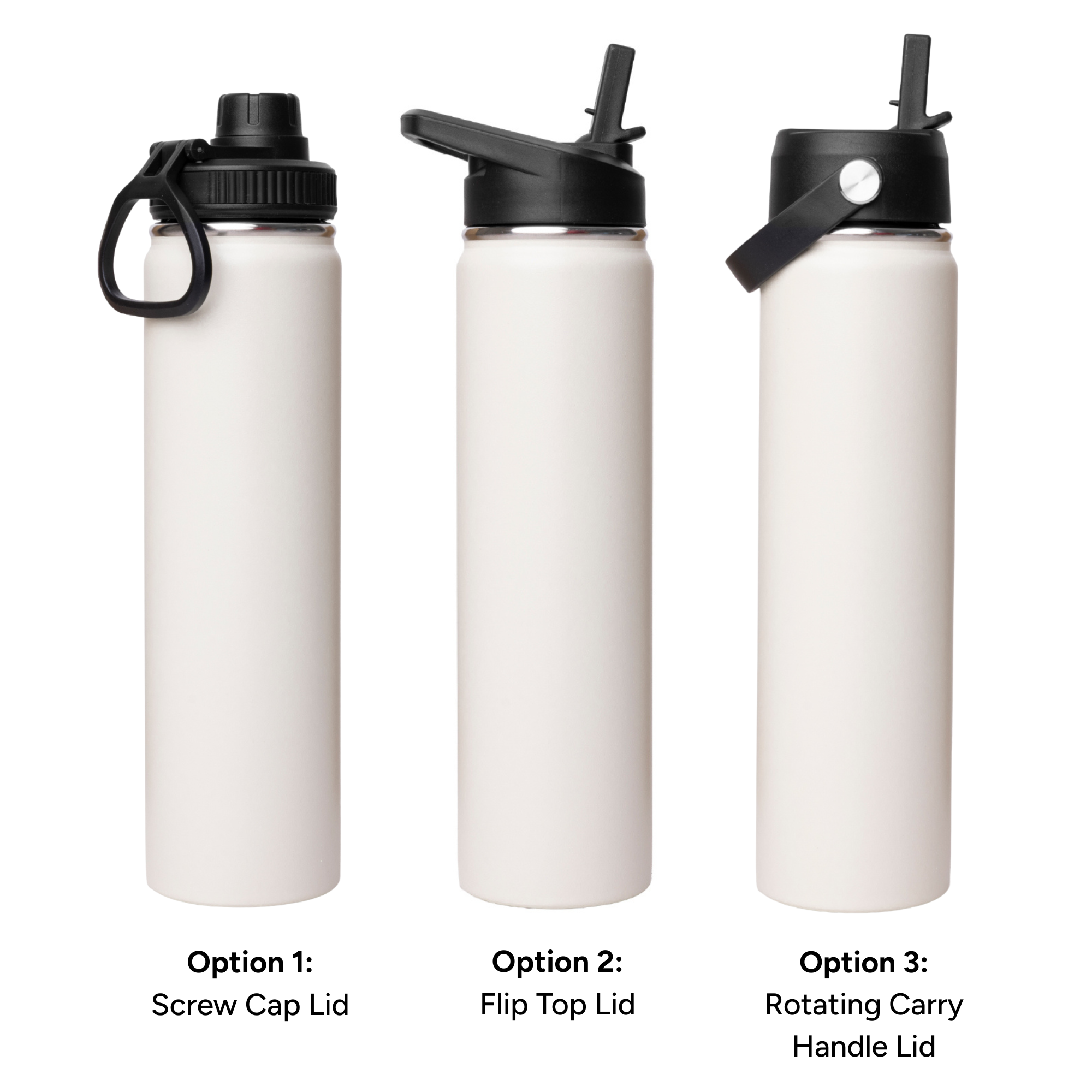 LAPEN 750ml Vacuum Bottle - 3 Different Lid Options -