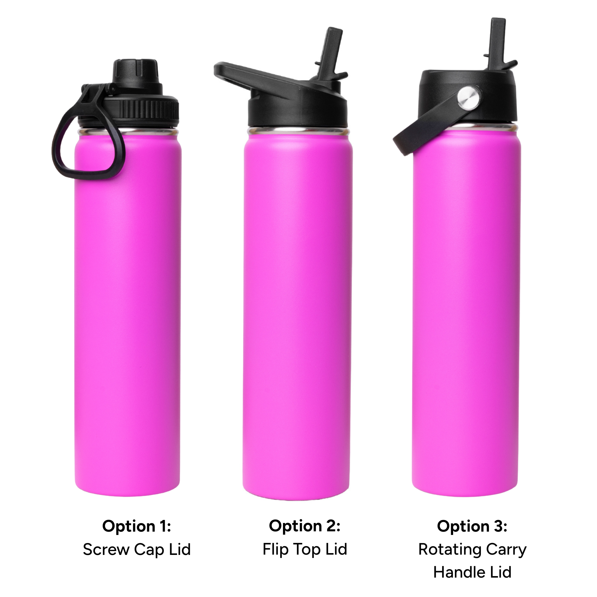 LAPEN 750ml Vacuum Bottle - 3 Different Lid Options -