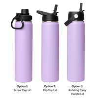 LAPEN 750ml Vacuum Bottle - 3 Different Lid Options -