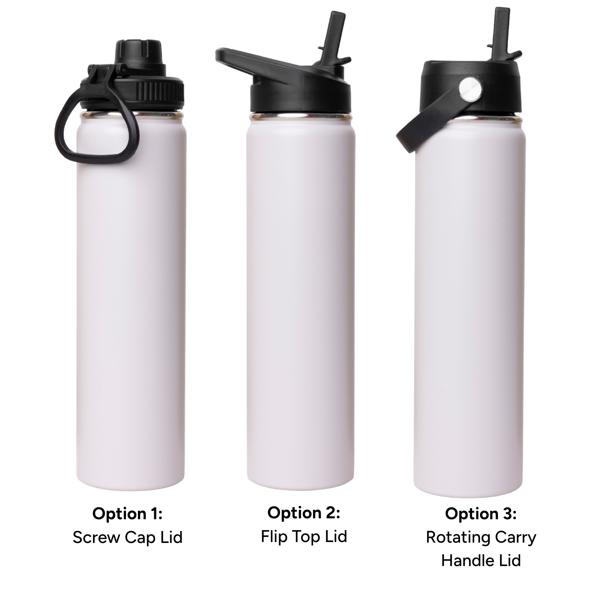 LAPEN 750ml Vacuum Bottle - 3 Different Lid Options -