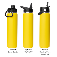LAPEN 750ml Vacuum Bottle - 3 Different Lid Options -