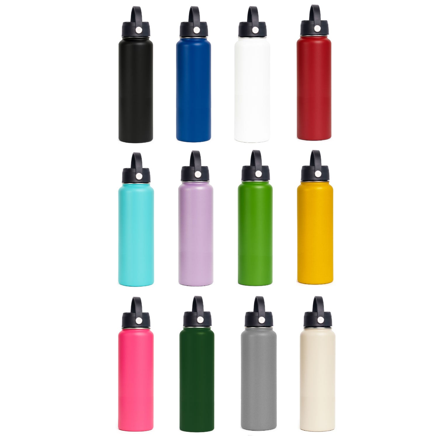 LAPEN 750ml Vacuum Bottle with Rotating Carry Handle Lid