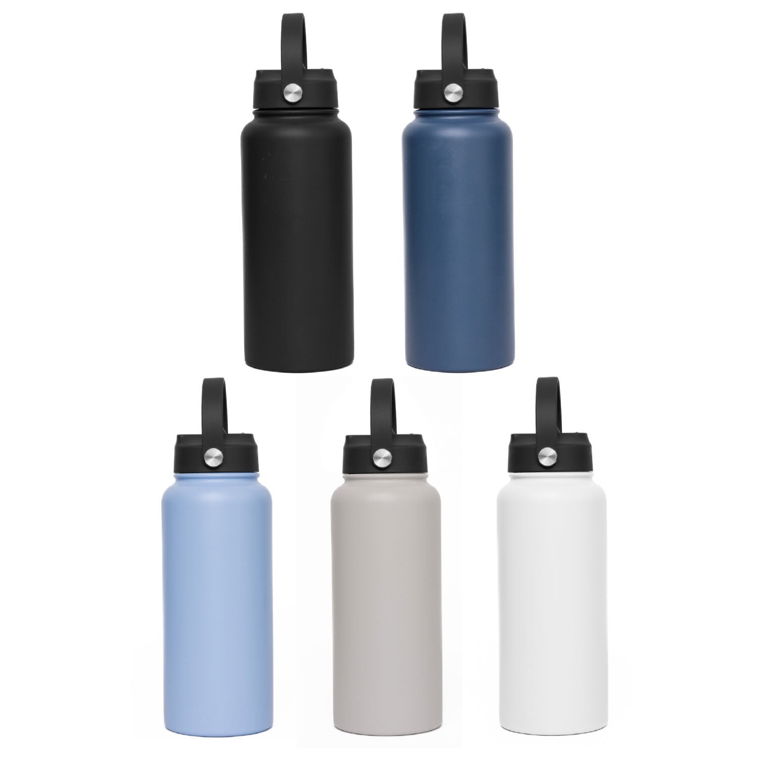 LAPEN 1L Vacuum Bottle with Rotating Carry Handle Lid