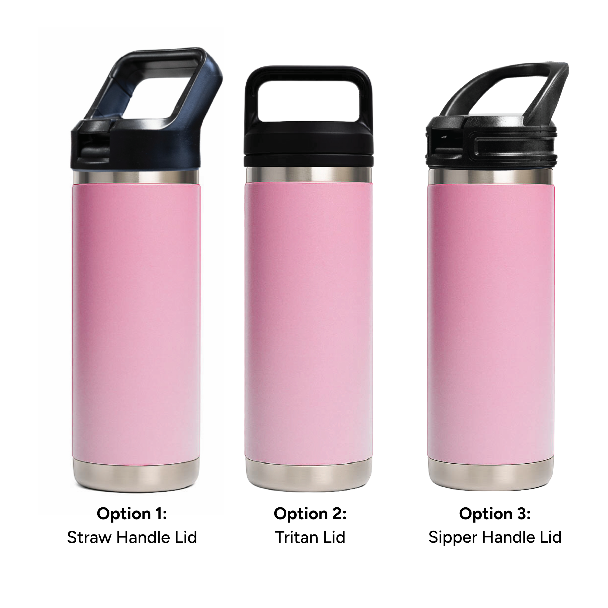 HYDRO - 532ml Vacuum Bottle - 3 Different Lid Options