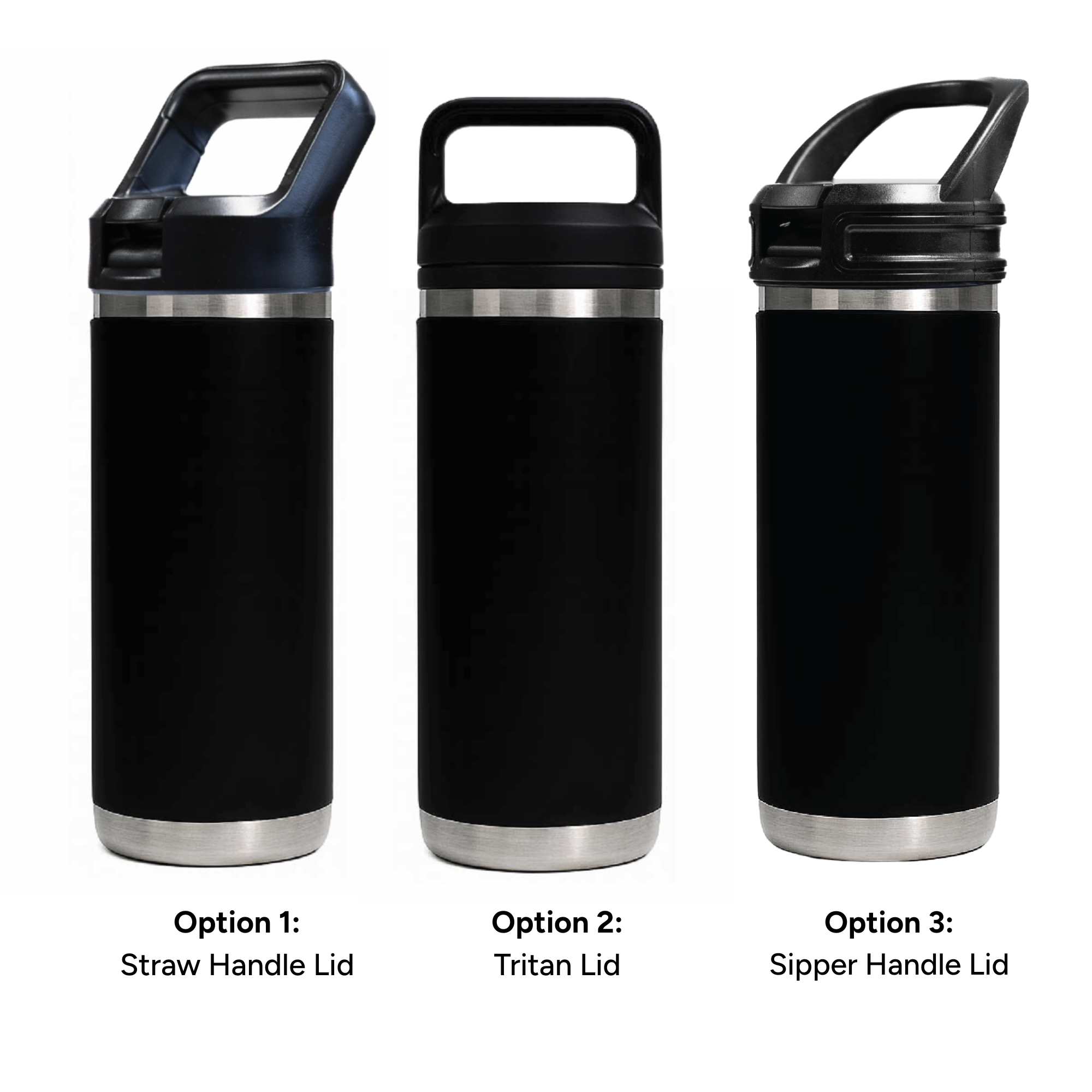 HYDRO - 532ml Vacuum Bottle - 3 Different Lid Options