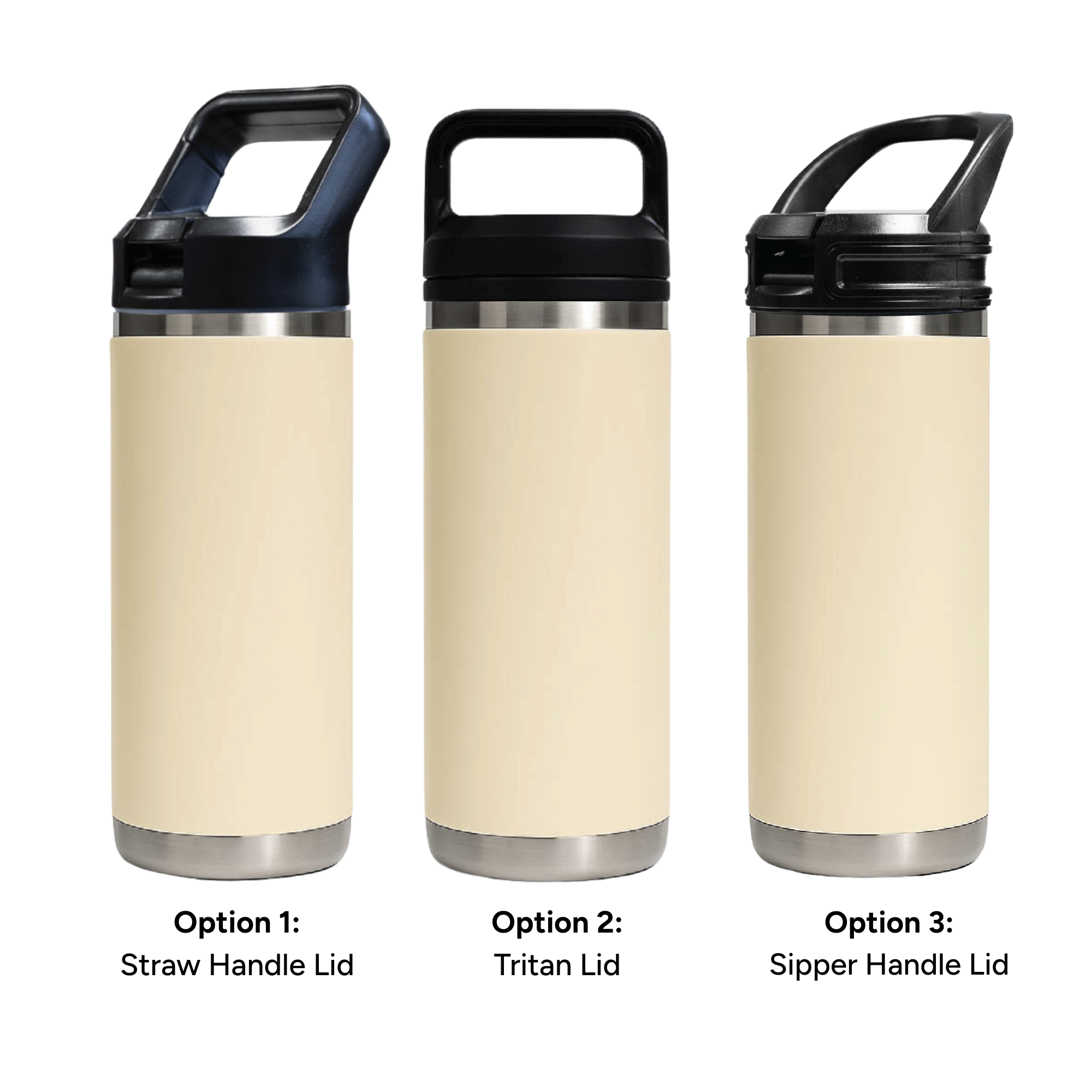 HYDRO - 532ml Vacuum Bottle - 3 Different Lid Options